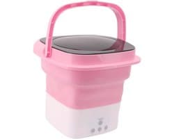 Compacte Draagbare Opvouwbare Wasmachine voor Huishoudelijk Gebruik - Efficiënte Wasoplossing voor Babykleding