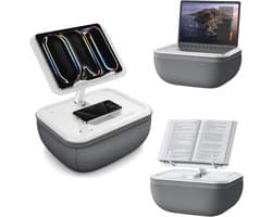 Verstelbare Kussenstandaard voor Tablets en E-readers - Zachte Houder voor Bed en Bank