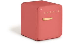 CREATE - Koelkast in retrostijl - Terracotta - Handvat Hout - FRIDGE RETRO 48L — thumbnail 3