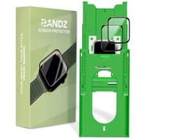Bandz Gehard Glas Screenprotector (2 Pack) 45mm met Premium installatietool – geschikt voor Apple Watch Series 7 / 8 / 9 (45mm) - Helder - Krasbestendig - Bubbelvrij