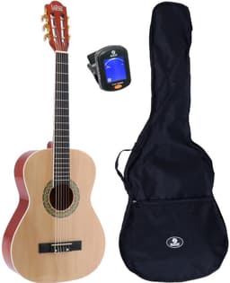 Klassieke Gitaar 3/4 - incl. gigbag en stemapparaat - Hout/naturel LaPaz 002 — thumbnail 1