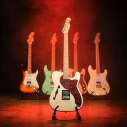 Semi-akoestische gitaar - incl. gigbag - Met gratis lessen - Fazley Wit — thumbnail 4
