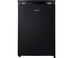 Wiggo WFR-TT8D(B) - Vrijstaand - Kastmodel koelkast - 55cm - Zwart - D