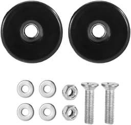 Jhubers Goods - Rubberen Voetjes- Voetjes - Rubber - Antislip - Dempend - Trillingsdempend - 2 Stuks- Geschikt voor Generatoren Hogedrukreinigers Luchtcompressoren- Zwart Rubber- Accessoires voor Apparaten met Trillingen. — thumbnail 1