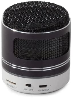 Bluetooth mini draadloze mp3 -radio fm usb microsd - connector Zwart — thumbnail 4