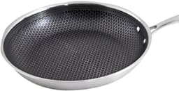 Cheffinger, Koekenpan 24 cm met honingraatcoating en lange handgreep, Zilver — thumbnail 1