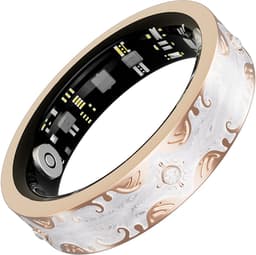 WizBay Premium Select® Bohemian Smart Ring - Pearl White - Hartslag, Slaap en Zuurstofmeting - Activiteitstracker - Maat 8 — thumbnail 3
