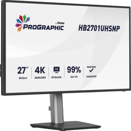 iiyama ProGraphic HB2701UHSNP-B1 - 27 inch - 4K - IPS Black 2.0 - Verstelbaar - DCI-P3(99%) - USB-C Dock — thumbnail 5