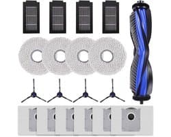 19-delige Accessoireset - Geschikt voor Ecovacs Deebot T50 Pro Omni/T50 Omni Robotstofzuiger - 1 Hoofdborstel, 4 Dweildoeken, 4 Zijborstels, 4 HEPA-filters, 6 Stofzakken - Reserveonderdelen