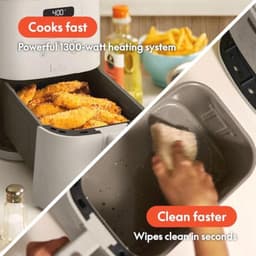 4 Liter Airfryer met Keramische Antiaanbaklaag en Instelbare Temperatuur — thumbnail 2