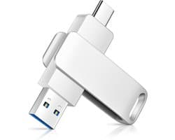 Daity 64GB USB-flashdrive, USB 3.0-interface, USB Type-C-flashdrive, geschikt voor computers/laptops/Android-apparaten, voor het opslaan van foto's/video's/muziek/bestanden.