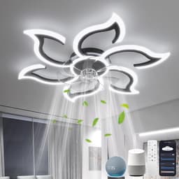 Slimme Plafondventilator met Verlichting, 88 cm - Dimbaar, Afstandsbediening, Compatibel met Alexa en Google Home, Stil en Omkeerbaar — thumbnail 5