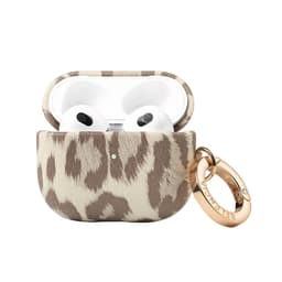 Selencia Sabi Case met panterprint - Hoesje geschikt voor AirPods 3 (2021) - Soft Ivory — thumbnail 1