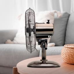 Tafelventilator 30cm - Staand Model met 3 Snelheden en Metal Look - 40W — thumbnail 4
