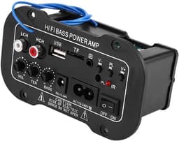 Krachtige Zwarte Bluetooth HiFi Stereo Audio Versterker met USB en Super Bass — thumbnail 4