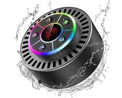 Draagbare Waterdichte BT Speaker met FM Radio en LED Display
