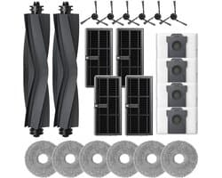 22-delige accessoireset - geschikt voor MOVA P10 Pro Ultra - P10 Ultra - Dreame L40 Ultra - X40 Ultra - X40 Master robotstofzuigers