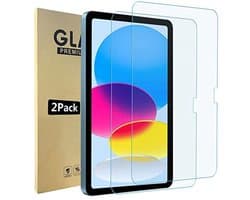 Screen Protector voor iPad 10e generatie 11.9 inch - 2 Stuks Geharde Glasfolie HD Clear 9H Krasbestendig