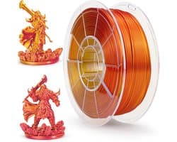 Multicolor Coextrusion Silk PLA Filament 1.75mm voor 3D Printers en 3D Pennen - 1kg