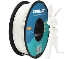 PLA Filament voor 3D-printers - Hoge Precisie, 1 kg Spoel, Wit