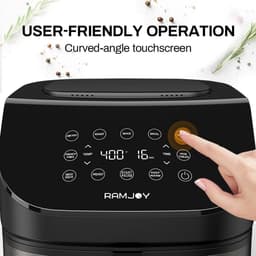 Grote Airfryer 6.8L met 10-in-1 Functies: Frituren, Braden, Bakken & Meer — thumbnail 3