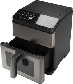 Grote Luchtfriteuse 8L met Digitaal Display, 1800W en Zelfreiniging - RVS — thumbnail 3