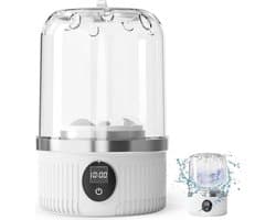 Compacte mini-wasmachine (1 liter, met led-display) – perfect voor het wassen van kleine hoeveelheden wasgoed, ideaal voor op reis en kleine woonruimtes.