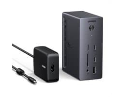 13-in-1 USB-C Dockingstation met 3 Monitoren (2x DP, HDMI), 100W PD Laden & 10Gbps