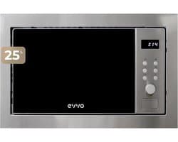 Inbouw Magnetron met Grillfunctie 25L Digitaal RVS Look — afbeelding 1