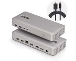 USB4 Dockingstation 40Gbps met Dual HDMI 4K 60Hz, 100W PD en 2.5GbE Netwerk