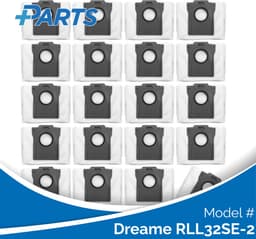 Dreame RLL32SE-2 Stofzakken (20 Stuks, Plus.Parts® alternatief voor RDB8) — thumbnail 1