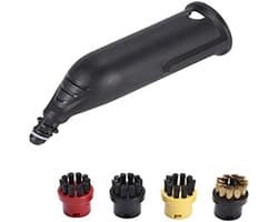 Geschikt voor 5 stuks vervangende accessoires van premium kwaliteit voor stoomreinigers, hardnekkige vlekken verwijderen, duurzame messing + nylon borstelsproeierset, compatibel met Karcher SC1 SC2 SC3 SC4 SC5 SC7 CTK10-Belle's product