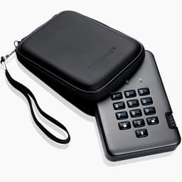 Beveiligde Harde Schijf - Externe Opslag - Data Beschermen - PIN Gecontroleerde Encryptie - 25 inch - Grafiet — thumbnail 5