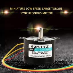 Lage Snelheid Synchrone Motor 5-50 RPM voor Industriële Toepassingen en Vaatwassers — thumbnail 5