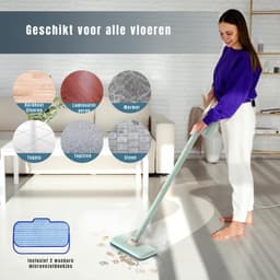 DYNA® Stoomreiniger vloer - Stoomreiniger - Stoomreinigers - Groen - ‎‎110cm x 30cm x 14 cm — thumbnail 4