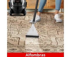 Multifunctionele stofzuiger voor tapijten, bekleding en auto met nat- en droogzuigfunctie, waterfilter, 1200 W