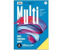 Kleurrijk Multifunctioneel Papier DIN A4 Geel 160 g/m² 25 Vel