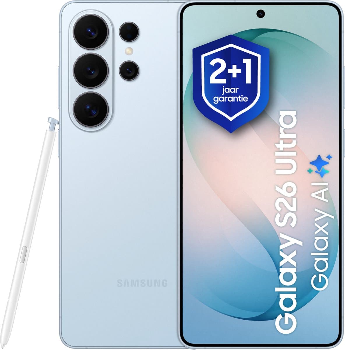 Samsung Galaxy S26 Ultra - 512GB - Sky Blue + 1 jaar extra garantie — afbeelding 1