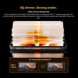Blackview FORT 5 - Robuuste Smartphone - 4G - 36GB RAM - 256GB ROM - 6.78 inch 120Hz - Robuuste Telefoon - Nachtzicht - Android 16 - NFC - GPS - Zwart — thumbnail 3