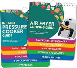 Set Van 2 Magnetische Kookgidsen Voor Air Fryer En Instant Pot - 7 X 6 Inch - Handige Kookaccessoires Voor Keuken - Airfryer Kookgids - Baktijden en Temperaturen — thumbnail 1