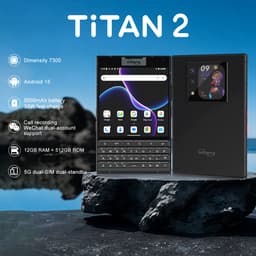 Unihertz Titan 2 5G Smartphone – Android 15, QWERTY Fysiek Toetsenbord, 12GB RAM, 512GB Opslag, NFC & OTG – Zwart (zonder oplader) — thumbnail 4