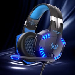 KOTION EACH G2000 Gaming Headset - Zwart/Blauw - Geschikt voor PS5, Xbox Series X, Windows & Switch — thumbnail 4