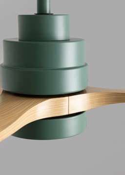 CREATE - Stille plafondventilator van 40 W met technische ABS-bladen, verkrijgbaar in verschillende maten - M - Met licht - Controller voor wandmontage - WIND STYLANCE — thumbnail 4