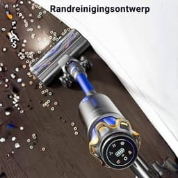 Stofzuiger zonder zak - Anti-Tangle Steelstofzuiger Draadloos met LED Display - Gefilterd — thumbnail 5