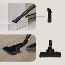 Klassieke stofzuiger met zak, hoge zuigkracht, allergievriendelijk, stil, met accessoires — thumbnail 2