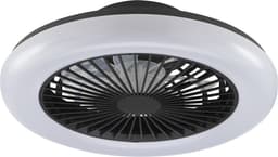 Brilliant Montero - Plafondventilator - LED 20W - CCT - 2700K-6500K - Dimbaar - Afstandsbediening - Zwart — thumbnail 5