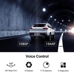 Dash Cam 1944P FHD Autocamera met GPS, Wi-Fi en Nachtzicht — thumbnail 5