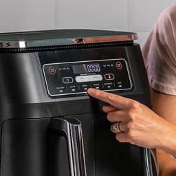 Airfryer 2 Laden - 7,6L - 6-in-1 - Olievrij Airfryen - Braden, Bakken, Opwarmen, Drogen - Kookt 4-6 Porties - Vaatwasmachinebestendige Manden - Antibaklaag — thumbnail 4