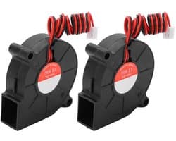 Stille 50x50x15mm Koelventilator 24V voor 3D Printer (2 stuks)