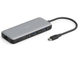 USB-C Dockingstation 8-in-1 met Dubbele 4K HDMI, 100W PD en Snelle USB 3.2
